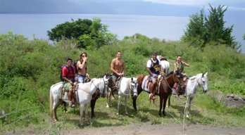 Horseback riding from Panajachel to San Pedro